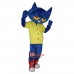 Cartoon Blue Cat Cartoon Mascot Costume Plush with Mask