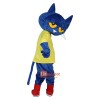 Cartoon Blue Cat Cartoon Mascot Costume Plush with Mask
