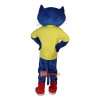 Cartoon Blue Cat Cartoon Mascot Costume Plush with Mask