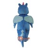 Cartoon Dragon Blue Dinosaur Mascot Cartoon Costume