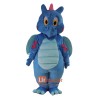 Cartoon Dragon Blue Dinosaur Mascot Cartoon Costume