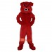 Cartoon Red Bulldog Fierce Vicious Dog Cartoon Mascot Costume Plush with Mask