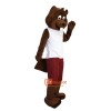 Castor Fiber Beaver Cartoon Mascot Costume Plush with Mask