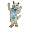 Cat Bow Cartoon Costume Mascot