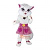 Cat White Custom Cartoon Mascot Costume