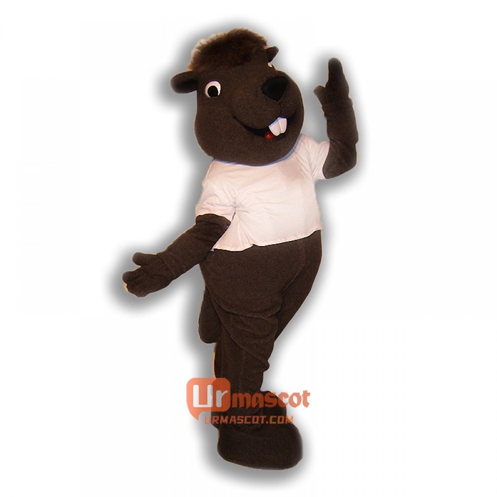 Charming Beaver Mascot Costume Cosplay Outfits