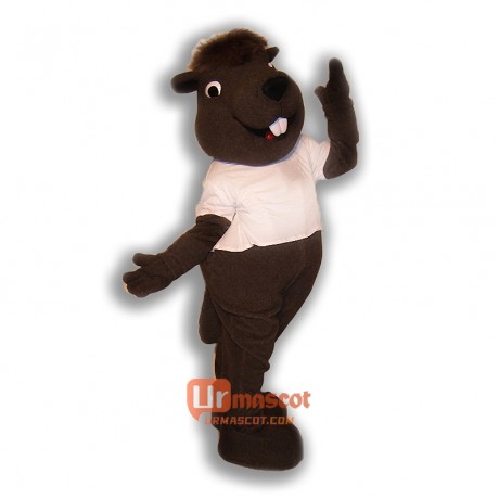 Charming Beaver Mascot Costume Cosplay Outfits