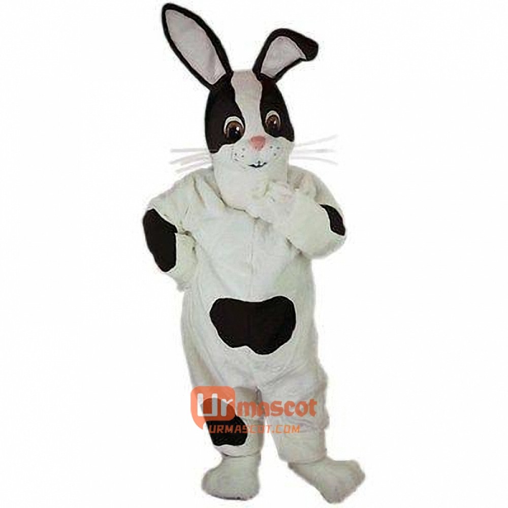 Checkered Rabbit Cartoon Mascot Costume Cosplay Outfits