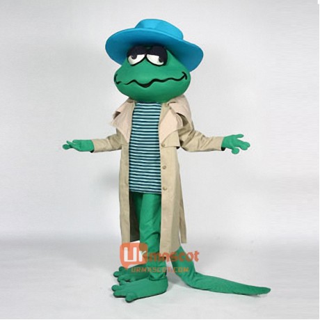 Chet Gecko Mascot Costume Cosplay Outfits