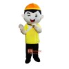 Chinese Boy Cartoon Mascot Costume Plush with Mask