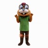 Chipmunk Cartoon Mascot Costume Plush with Mask