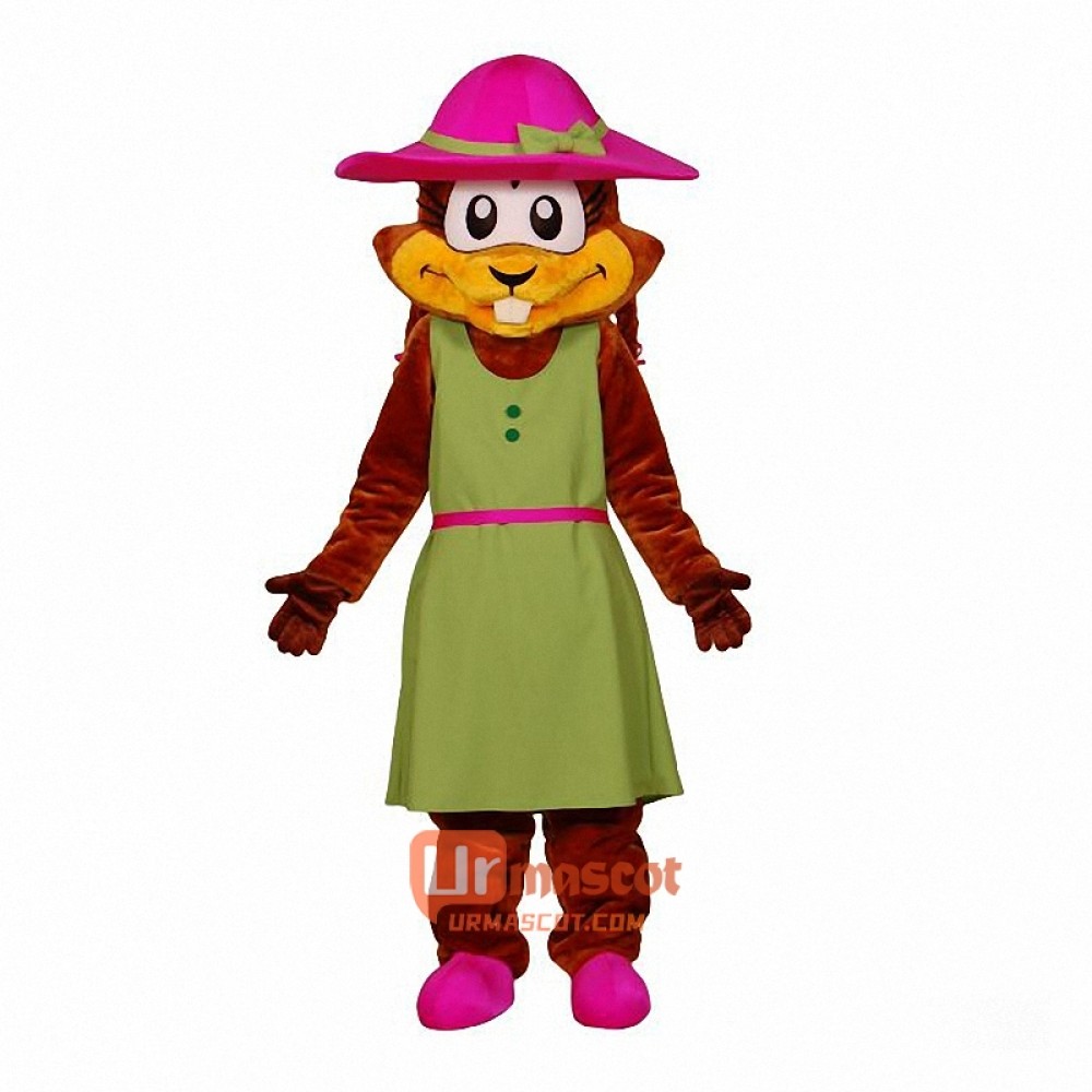 Chipmunk girl Mascot Costume Cosplay Outfits