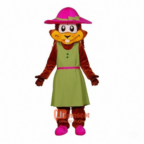 Chipmunk girl Mascot Costume Cosplay Outfits