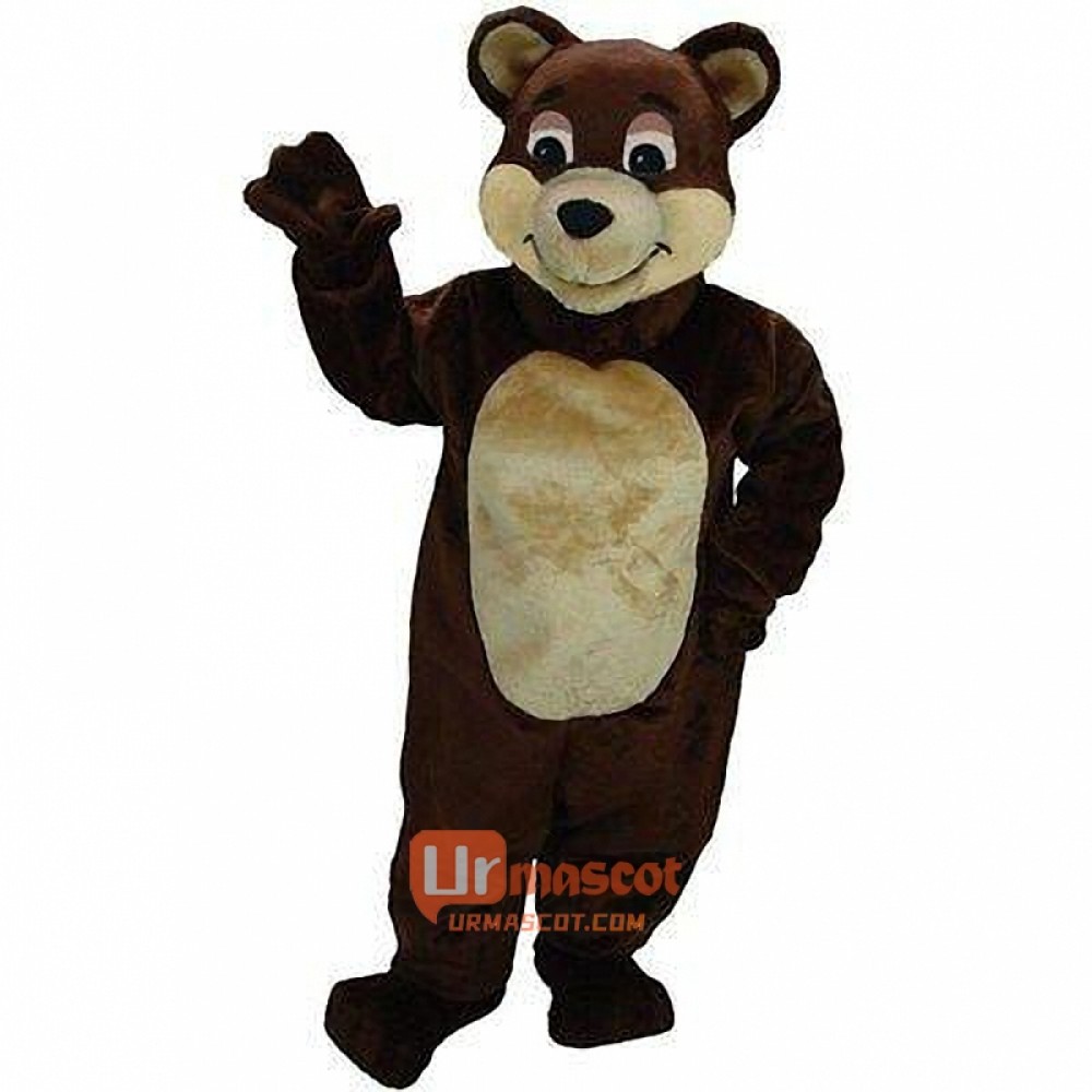 Chocolate Bear Cartoon Mascot Costume Cosplay Outfits