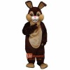 Chocolate Rabbit Cartoon Mascot Costume Cosplay Outfits