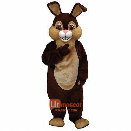 Chocolate Rabbit Cartoon Mascot Costume Cosplay Outfits