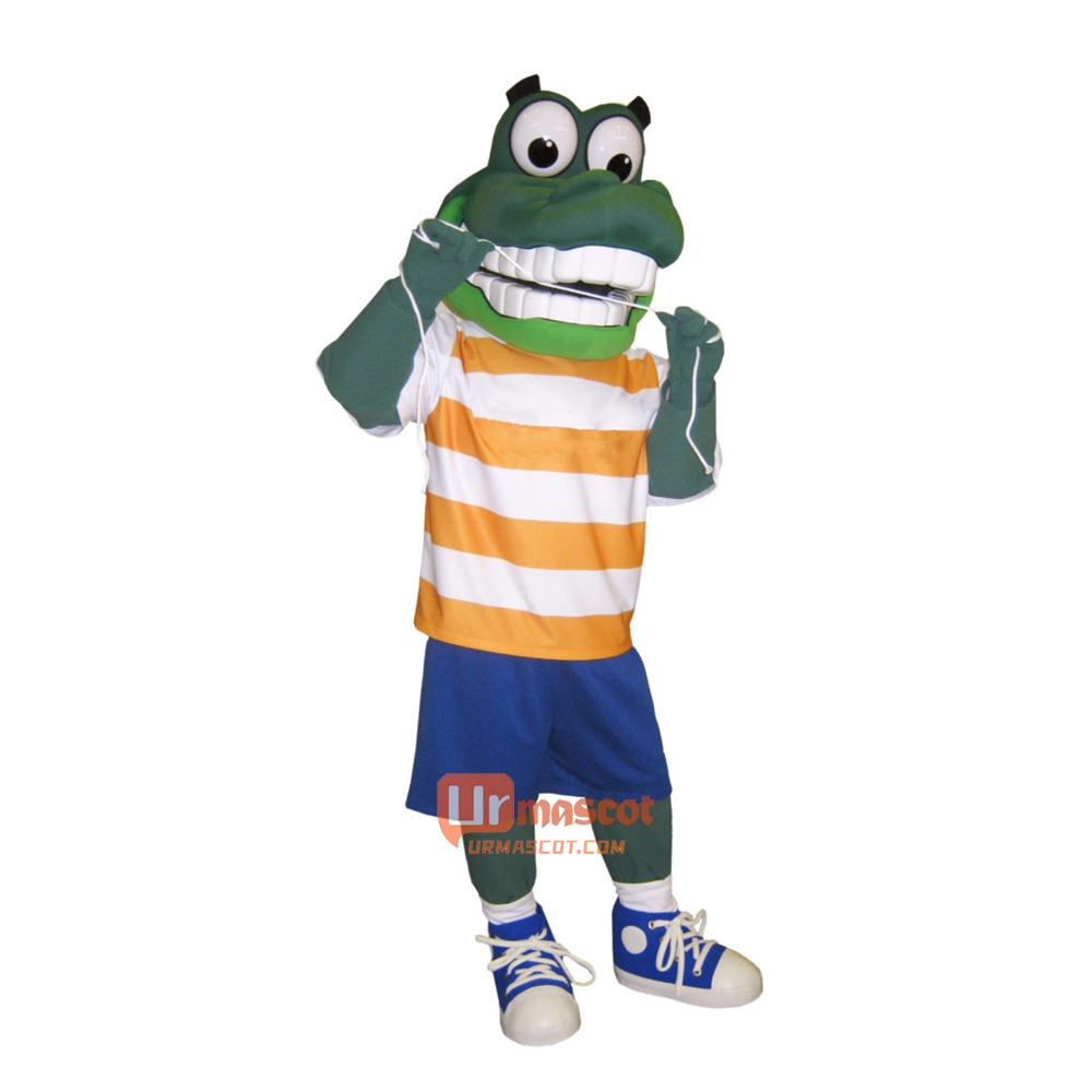 Chomp Gator Cartoon Mascot Costume