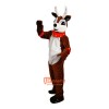 Christmas Elk Cartoon Mascot Costume Plush with Mask