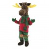 Christmas Reindeer Cartoon Mascot Costume Plush with Mask