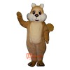 Chubby Squirrel Cartoon Costume Mascot