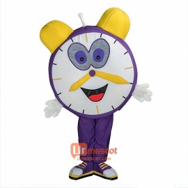 Clock Custom Cartoon Mascot Costume wakes up