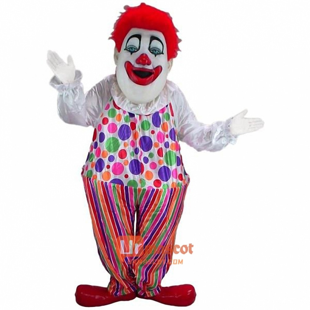 Clown Cartoon Mascot Costume Cosplay Outfits