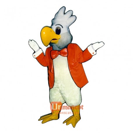 Cockatoo Jacket Bowtie Cartoon Costume Mascot