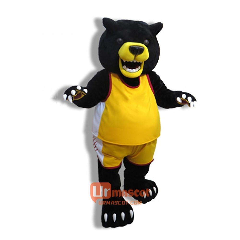 College Black Bear Cartoon Mascot Costume Cosplay Outfits