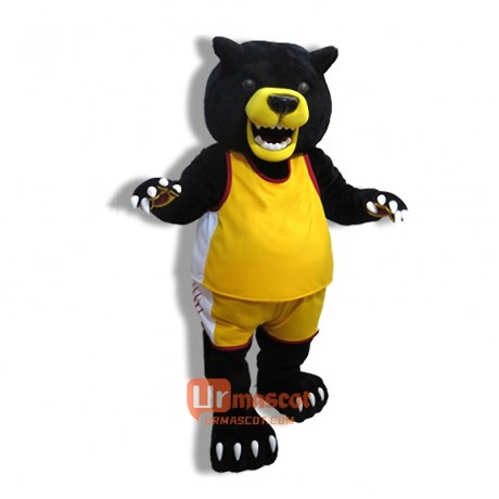College Black Bear Cartoon Mascot Costume Cosplay Outfits
