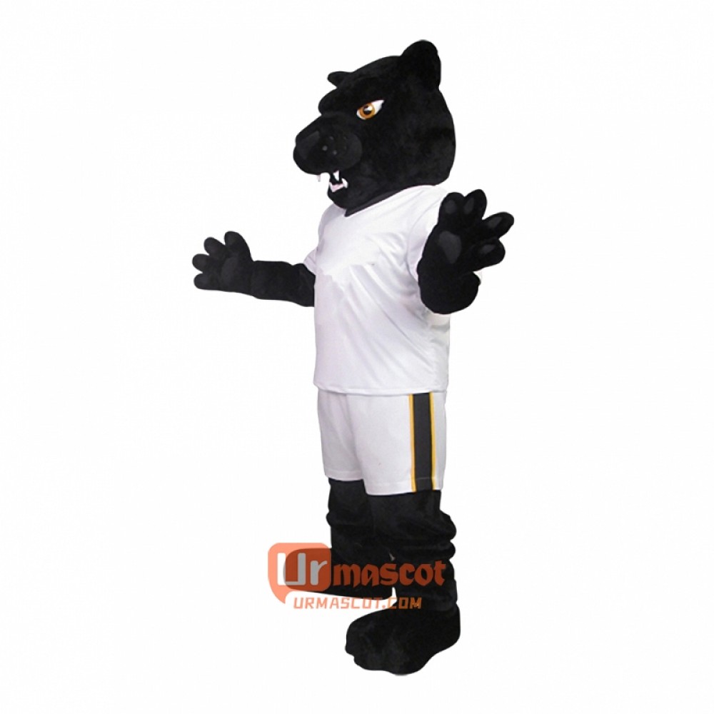 College Black Panther Custom Cartoon Mascot Costume