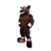College Cool Power Mustang Cartoon Mascot Costume Cosplay Outfits