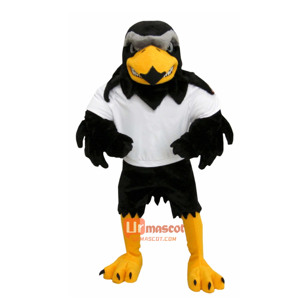 College Ferocious Falcon Cartoon Mascot Costume