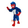 College Ferocious River hawk Cartoon Mascot Costume