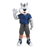 College Friendly Lovely Dog Custom Cartoon Mascot Costume