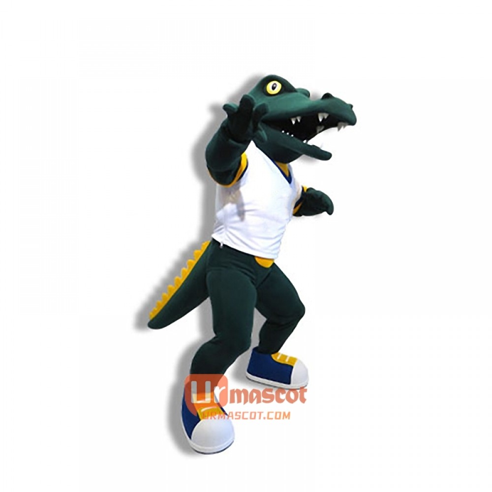 College Gator Cartoon Mascot Costume Cosplay Outfits