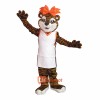 College Girl Tiger Custom Cartoon Mascot Costume