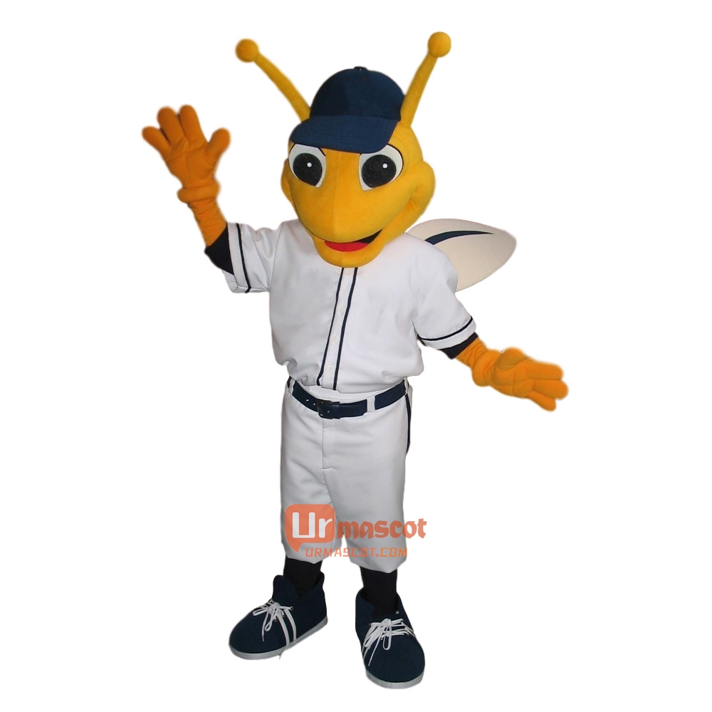 College Handsome Bee Custom Cartoon Mascot Costume