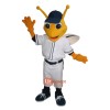 College Handsome Bee Custom Cartoon Mascot Costume