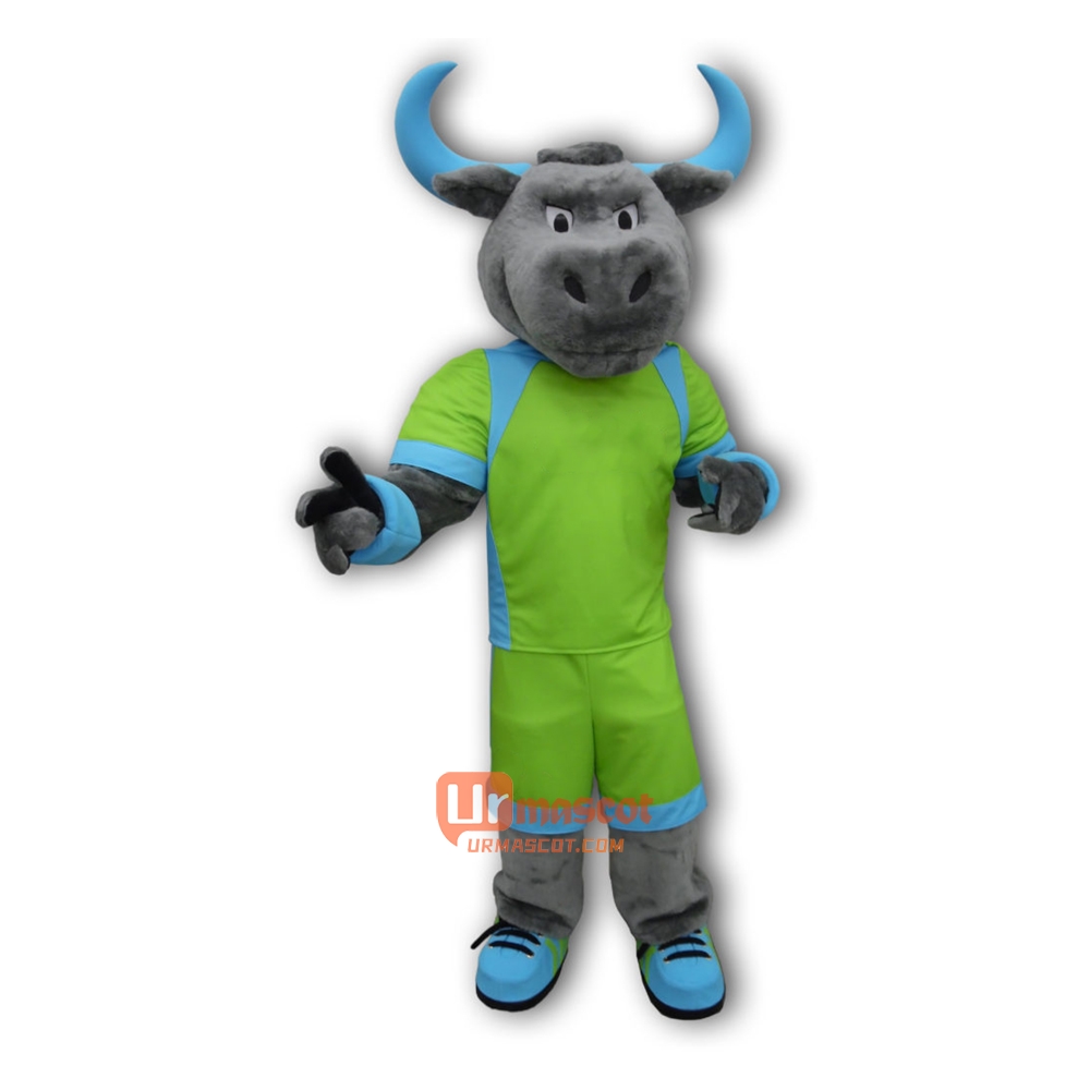 College Handsome Bull Mascot Costume Cosplay Outfits