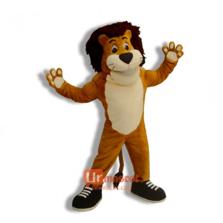 College Happy Lion Cartoon Mascot Costume Cosplay Outfits