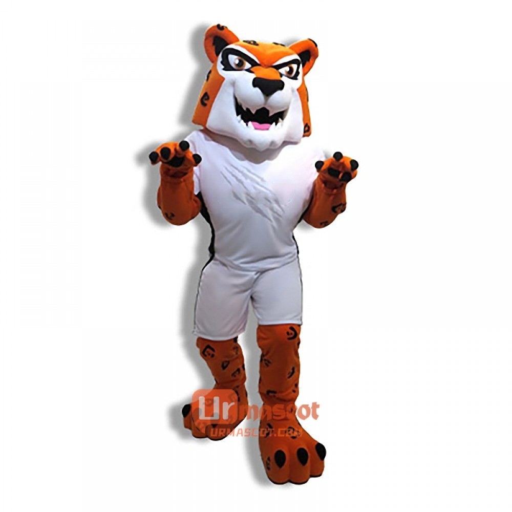 College Jaguar Tiger Cartoon Mascot Costume Cosplay Outfits