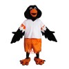 College Oriole Custom Cartoon Mascot Costume