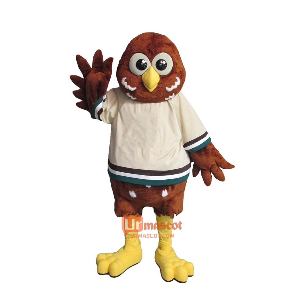 College Owl Custom Cartoon Mascot Costume