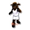 College Power Bison Cartoon Mascot Costume Cosplay Outfits