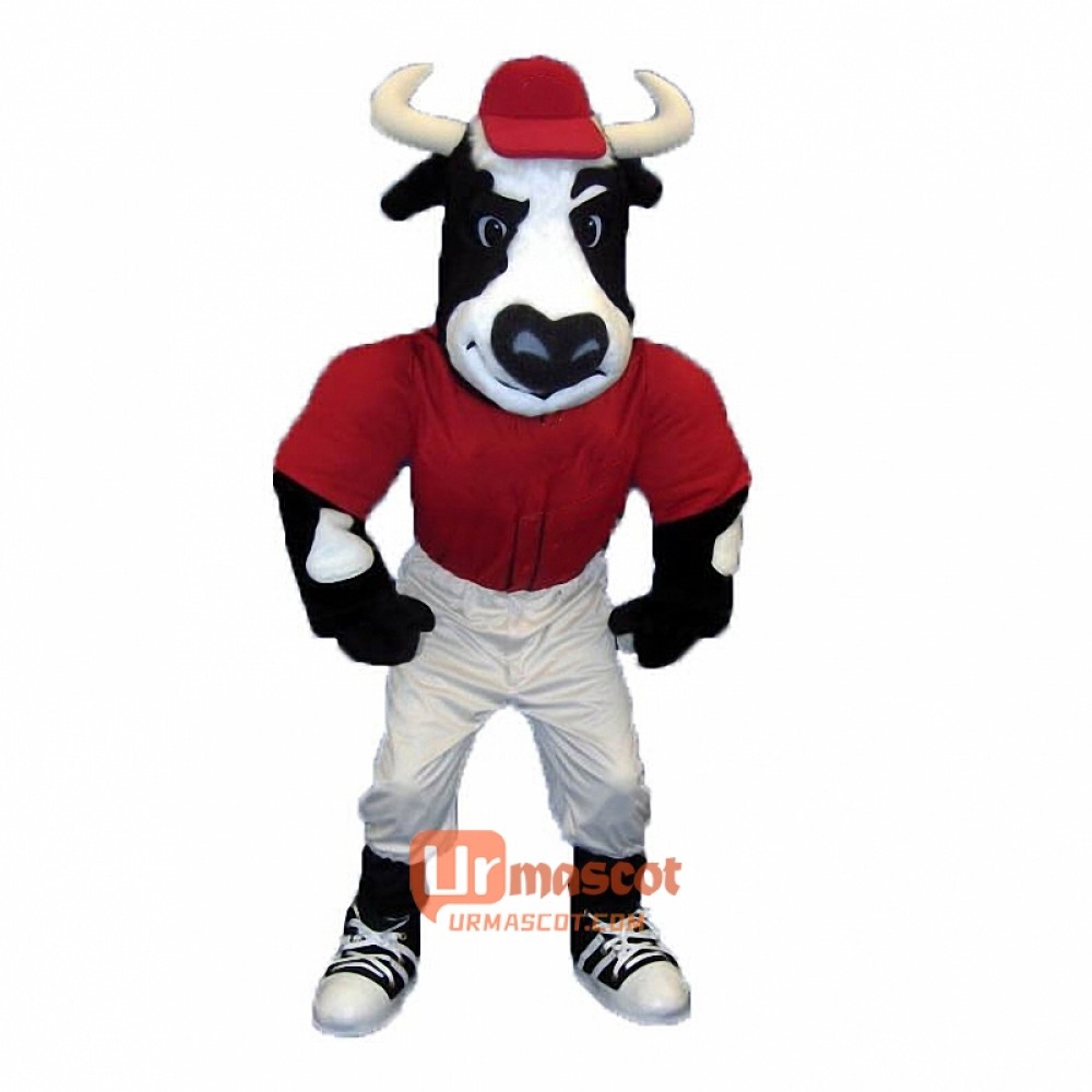 College Power Cow Mascot Costume Cosplay Outfits