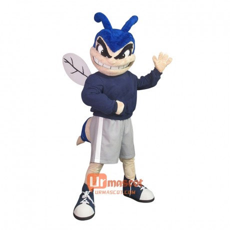 College Power Hornet Custom Cartoon Mascot Costume