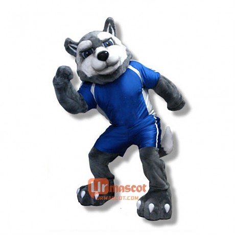 College Power Husky Dog Cartoon Mascot Costume Cosplay Outfits