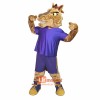 College Power Mustang Custom Cartoon Mascot Costume
