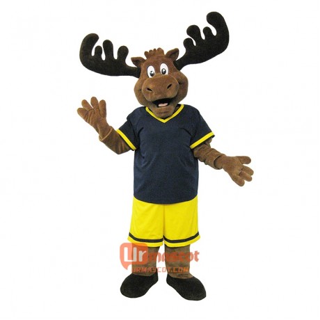 College Sports Moose Custom Cartoon Mascot Costume