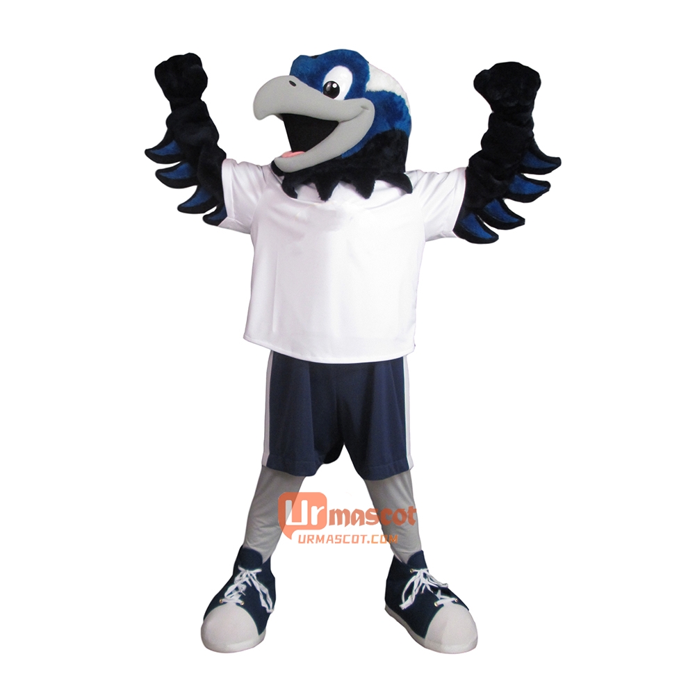 College Thunder Hawk Custom Cartoon Mascot Costume